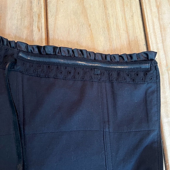 WHBM Black Eyelet Bustier Top - Picture 11 of 12